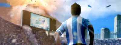 Soccer player motion graphic